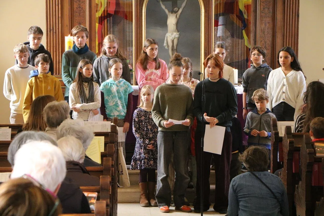 Evangelische Pfarrgemeinde, Erlebsnisschule, Schulbesuchssonntag